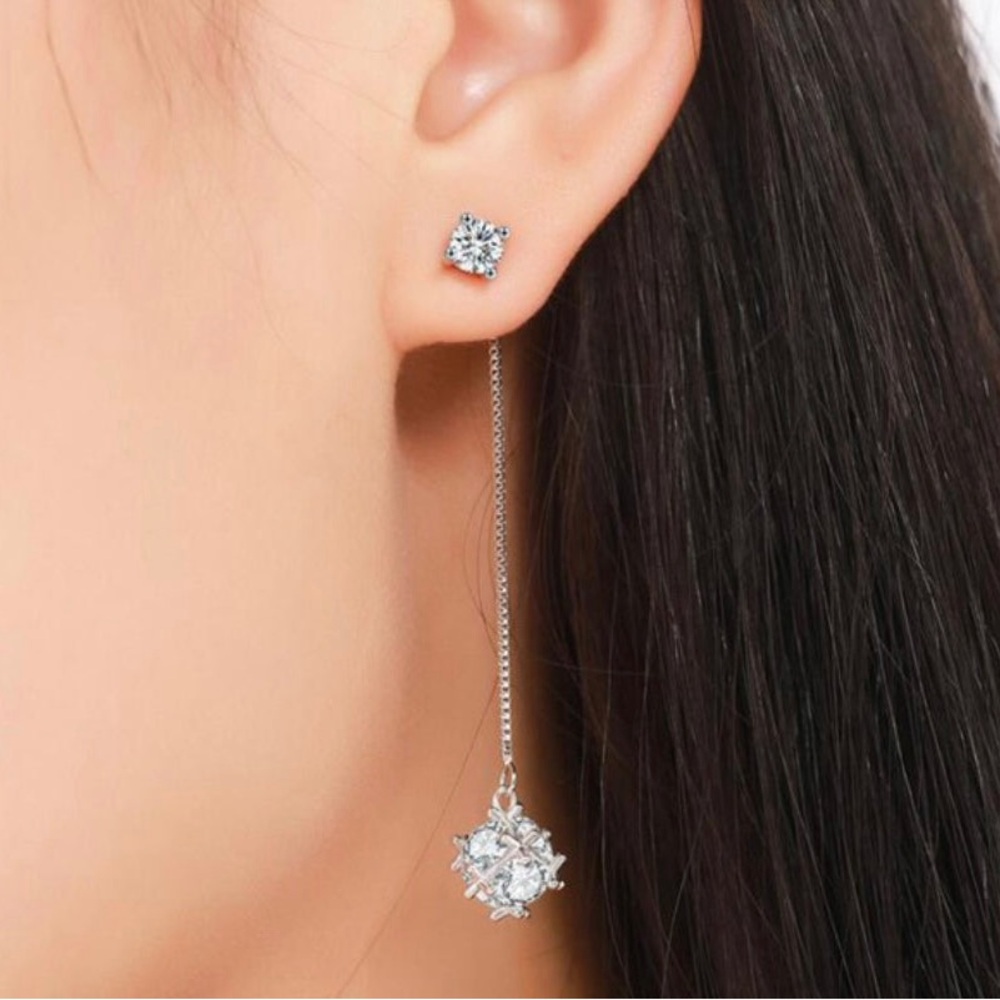 Two in One Tassel earrings